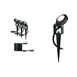 Supplementary set Outdoor Plug & Shine LED Spot STING, IP67, 24V, 3x6W 3000K 270lm 100°, dimmable