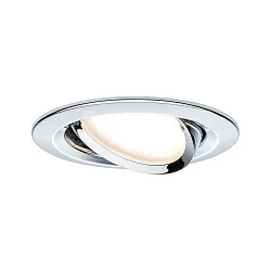 Paulmann Recessed luminaire LED Coin Slim, IP23, round, 6,8W, set of 1 dimmable and swiveling, white