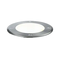 Paulmann Plug&Shine Floor recessed luminaire IP67 6W 24V silver swiveling