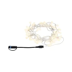 light chain PLUG & SHINE LIGHT CHAIN 7 long IP44, black dimmable