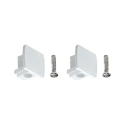 Paulmann URail End cap 2-pack, white