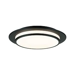 ceiling luminaire EGRON IP20, mat, black dimmable