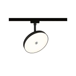 1-phase spot HILDOR URail IP20, mat, black dimmable