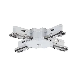 Accessories for 1-Phase track system URAIL X-coupler, 125mm, max. 1000W, 230V, white