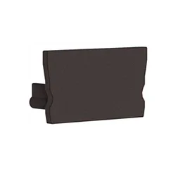Endcap for Radium Aluminum U profile SMALL U-FLAT, plastic, black