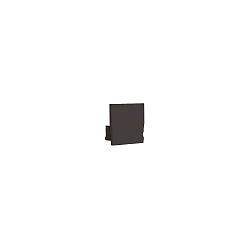 end cap SMALL U, black