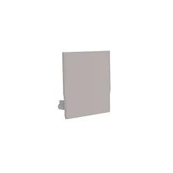 end cap MEDIUM U, white