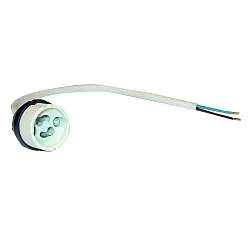 GU10 socket+supply line VDE