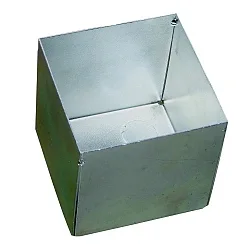 Flush-mounted housing for 57201-57216 metal, 76x76x74mm