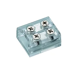 feeder VARDAFLEX 1CM - SCREW 2-pole, transparent