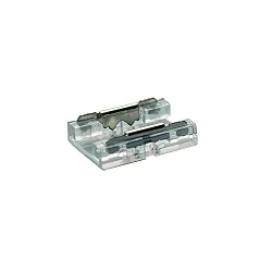 direct connector VARDAFLEX 1CM - GAPLESS 2-pole, transparent