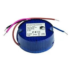 LED converter, 600mA, 4,8W-7,2W, 230V AC, dimmable with trailing edge, static, IP64