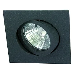 Alu die-cast Recessed spot QUADRO, swivelling, IP20, bayonet graphit