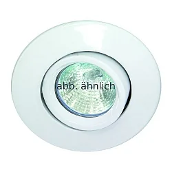 recessed luminaire MR16 swivelling, rotatable IP20, mat, white