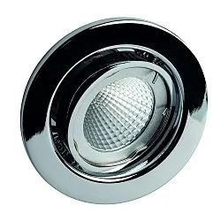 Recessed spot for MR16, swivelling, IP20, chrome