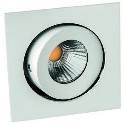 recessed luminaire RINCA COB swivelling, rotatable, current constant IP20, white dimmable 8W 694lm 2700K 25° CRI 90-100