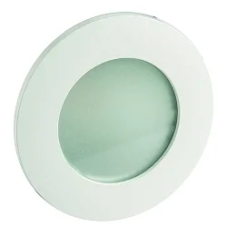 ceiling recessed luminaire CALINA COB round, rigid IP54, opal, white, lacquered dimmable