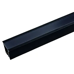 accessories profile cover TUP35/35 / TKP35/35 BLACKLIGHT FROSTED 2M flush, satined, black 200cm