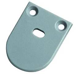 end cap UP20/11 half round, with feed-in option, aluminium