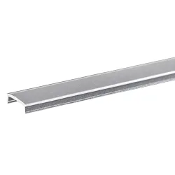 accessories profile cover EP18/18 / WEP26/70 SEMI-FROSTED 2M slightly arched, white 200cm