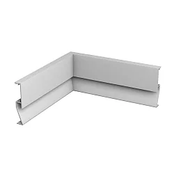 corner connector SOCKET PROFILE PFG401 corner outside, silver