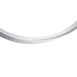 mounting profile VARDAFLEX PLATIN Q - SILICONE ANOLE BLACK- 1M flexible, white