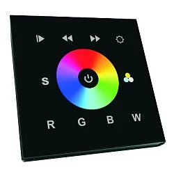 touch panel 1 ZONE RGBW DMX TOUCH GLASS 4 channel, DMX control signal output, black