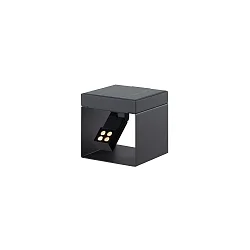 battery solar lamp ALEA with sensor IP65, graphite grey