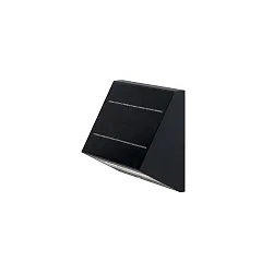 battery solar lamp ECOSTEP WALL with sensor IP65, graphite grey