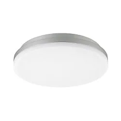 ceiling luminaire CIRCEL 27 with motion detector IP54, silver 