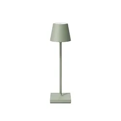 battery table lamp NUINDIE POCKET USB-C up / down, with USB connection, CCT Switch, with touch dimmer IP54, sage green dimmable