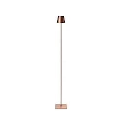 battery floor lamp NUINDIE USB-C up / down, with USB connection, CCT Switch, with touch dimmer IP54, bronze dimmable