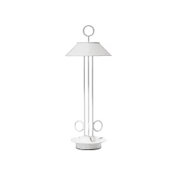 battery table lamp NUDIDEROT with hook, CCT Switch, with touch dimmer IP54, snow white dimmable