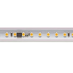 High voltage LED Strip, 120 LED/m, 25m roll, 120°, 8W/m, IP65, 2700K