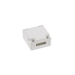 Endcap for 230V High voltage LED Strips with 1.5cm width, 1 piece, incl. silicone gel, white