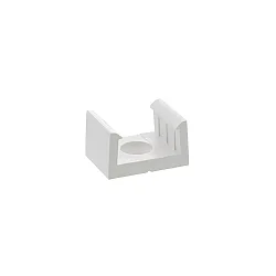 Mounting clips for 230V High voltage LED Strips with 1.5cm width, 20 pieces, white