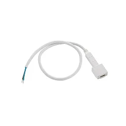 Feed-in for 230V High voltage LED Strips with 1.5cm width, length 150cm, incl. silicone gel, white, with Schuko plug