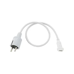 Feed-in for 230V High voltage LED Strips with 1.5cm width, length 150cm, incl. silicone gel, white, with Schuko plug
