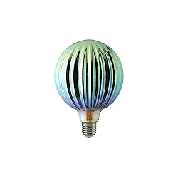 LED ORIENTAL Globe lamp THEBEN G125, 230V, Ø 12.5 / L 17.5cm, 230Vac, E27, 4W 1300K 130lm 330°, dimmable, structured glass