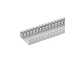 Surface profile FLAT 12 - for LED Strips up to 1.23cm width, for wall and ceiling mounting, length 200cm