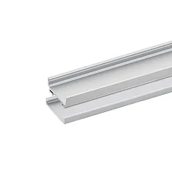 Alu mounting track 15 - for LED Strips up to 1.55cm width, for wall and ceiling mounting, length 200cm