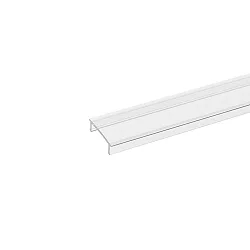 Cover for Recessed profile 12 / Surface profile 12 / Surface profile FLAT 12 / Wall recessed profile 14, flush, length 100cm
