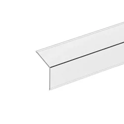 Cover for Corner profile 20, square, length 100cm, clear