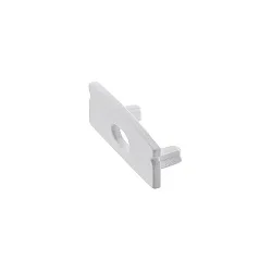 Endcap for Surface profile FLAT 12, flush, with hole