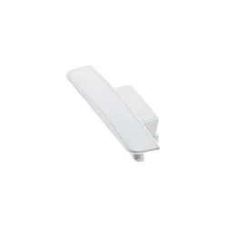 Endcap for Surface profile FLAT 12, flush, with hole