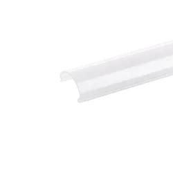 Cover for Alu mounting track 15, round, length 200cm, matt