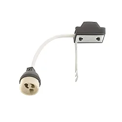 Optional GU10 socket with spacer for Aluminum Recessed luminaire Item No. SIG-9861001/-1101/-1201/-1301
