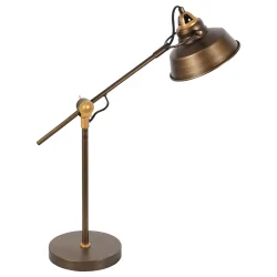 table lamp NOVE 1 flame E27 IP20, bronze dimmable