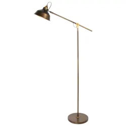 floor lamp NOVE 1 flame E27 IP20, bronze dimmable