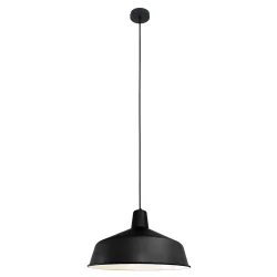 Mexlite Pendant luminaire BLACKMOON, 1 flame, black